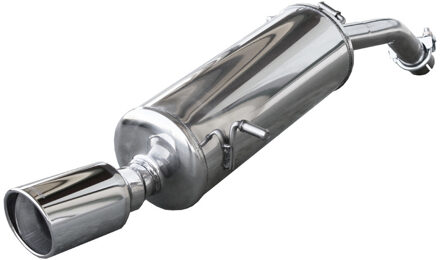 Peugeot InoxCar uitlaat passend voor Peugeot 208 1.6 16v Turbo GTi (200pk) 2013- 100mm X-Race IXPE20801XR10