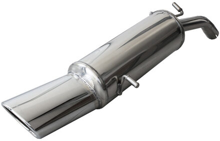 Peugeot InoxCar uitlaat passend voor Peugeot 208 1.6 16v Turbo GTi (200pk) 2013- 150x105mm IXPE20801150