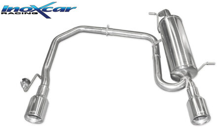 Peugeot InoxCar uitlaat passend voor Peugeot 208 1.6T 16v GTI 30TH 208pk 2015- 1x102mm IXTWPE29102