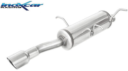 Peugeot InoxCar uitlaat passend voor Peugeot 306 1.6 Cabrio 89pk 1993-1997 1x90mm Rally IXPE3060790RA