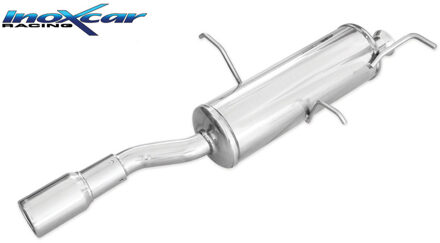 Peugeot InoxCar uitlaat passend voor Peugeot 306 2.0 16v Cabrio 133pk 1997- 1x80mm IXPE3060980