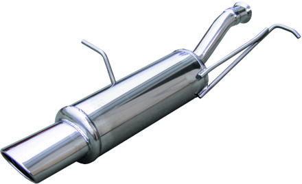 Peugeot InoxCar uitlaat passend voor Peugeot 307 HB 2.0HDi (110pk) 2002- 120x80mm IXPE30714120