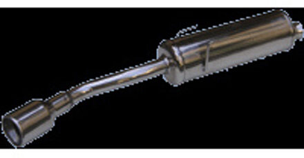 Peugeot InoxCar uitlaat passend voor Peugeot 309 1.4 (75pk) 80mm IXPE3090280