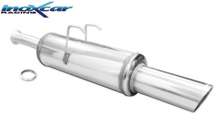 Peugeot InoxCar uitlaat passend voor Peugeot 405 1.9 110pk -1992 1x90mm Rally IXPE4050390RA