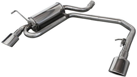 Peugeot InoxCar uitlaat passend voor Peugeot 406 Coupe 3.0 V6 Links/Rechts 120x80mm IXTWPE25120