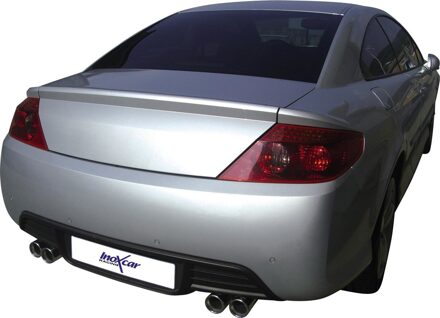 Peugeot InoxCar uitlaat passend voor Peugeot 407 2.7 HDi 24v (204pk) 2006- Links/Rechts 2x80mm IXTWPE2780