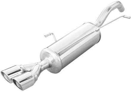 Peugeot InoxCar uitlaat passend voor Peugeot RCZ 1.6 THP 156pk 2010- 2x80mm IXPERCZ01XR80