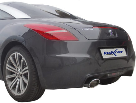 Peugeot InoxCar uitlaat passend voor Peugeot RCZ 1.6THP (200pk) 2010- 150x105mm Oblique IXPERCZ03150