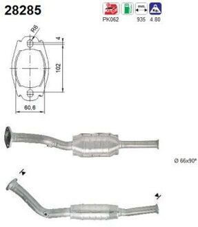 Peugeot Katalysator 28285