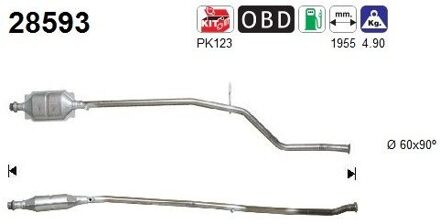 Peugeot Katalysator 28593