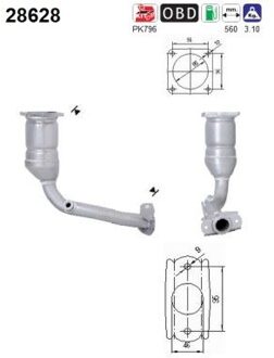 Peugeot Katalysator 28628