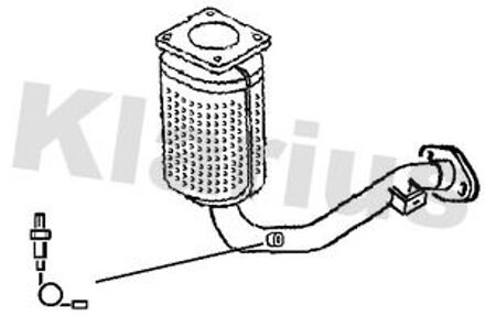 Peugeot Katalysator 322527