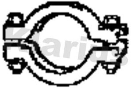 Peugeot Klarius Uitlaatklem 72MM 430485