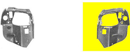 Peugeot Koplamppaneel Links