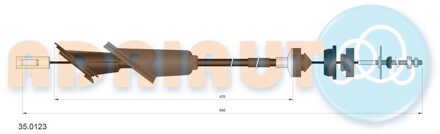 Peugeot Koppelingkabel 350123