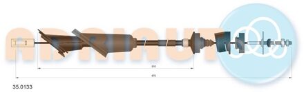 Peugeot Koppelingkabel 350133