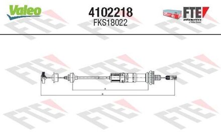 Peugeot Koppelingkabel 4102218