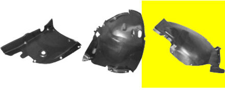 Peugeot MODDERKUIP LINKS VOOR voorste deel