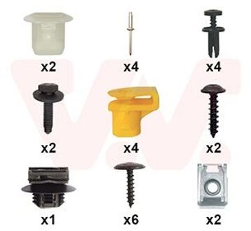 Peugeot Montageset Achterbumper 0991793