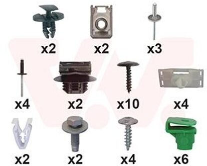 Peugeot Montageset Achterbumper 4043793