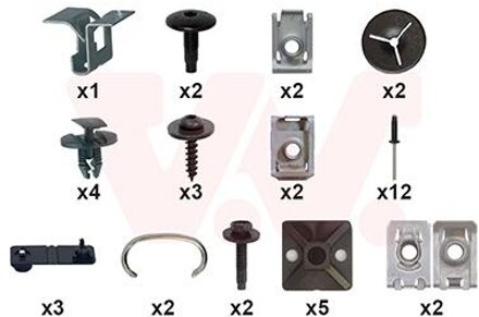 Peugeot Montageset Achterbumper 4081793