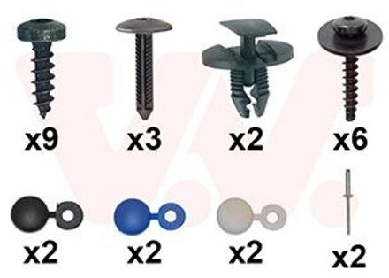 Peugeot Montageset, bumper 4082794