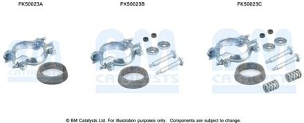 Peugeot Montageset, uitlaatpijp FK50023