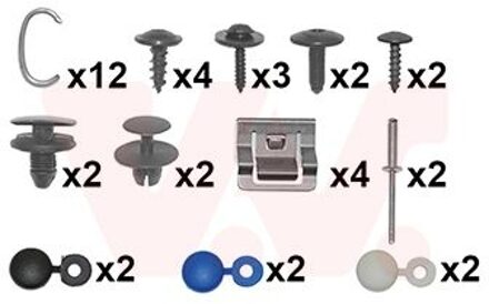 Peugeot montageset voorbumper 4077794
