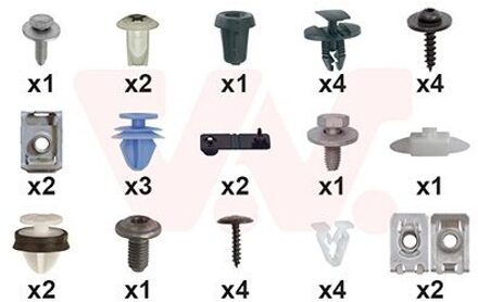 Peugeot Montageset Voorspatbord 4075796