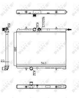 Peugeot Radiateur 509524A