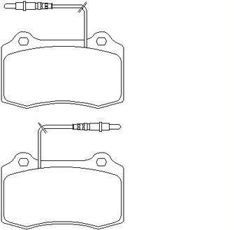 Peugeot Remblokken set 2375301