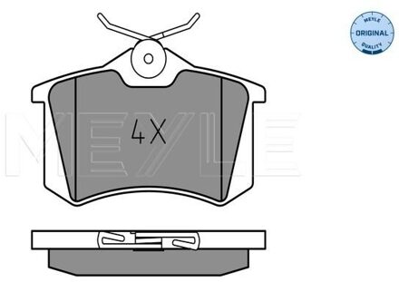 Peugeot Remblokkenset, schijfrem 0252096115