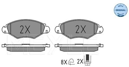 Peugeot Remblokkenset, schijfrem 0252359718