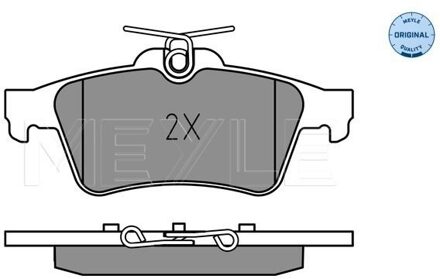 Peugeot Remblokkenset, schijfrem 0252521817