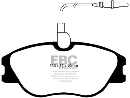 Peugeot Remblokkenset, schijfrem DP1396
