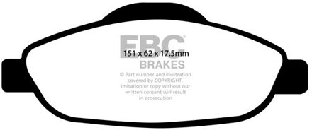 Peugeot Remblokkenset, schijfrem DP1978