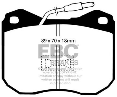 Peugeot Remblokkenset, schijfrem DP239