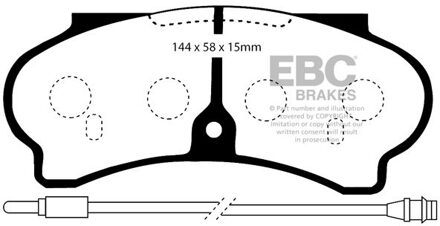 Peugeot Remblokkenset, schijfrem DP652
