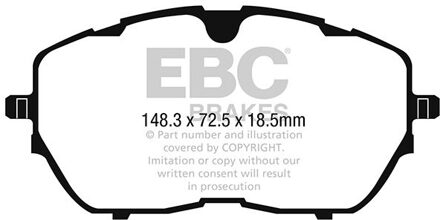 Peugeot Remblokkenset, schijfrem DPX2265