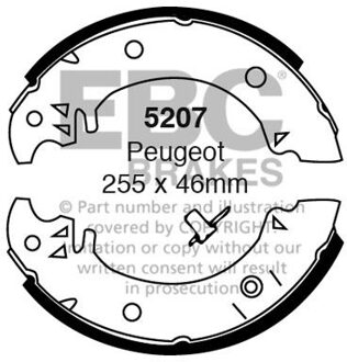 Peugeot Remschoenset 5207