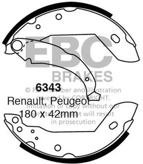 Peugeot Remschoenset 6343