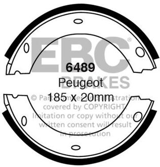 Peugeot Remschoenset 6489