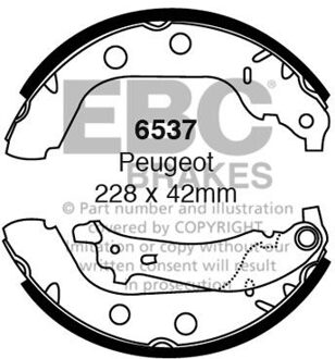 Peugeot Remschoenset 6537