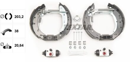 Peugeot Remschoenset 84061801