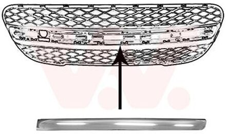Peugeot rub./profiel links bumper 4020581
