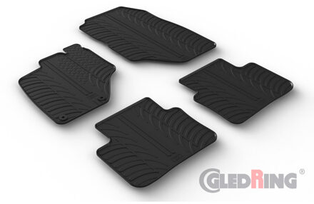 Peugeot Rubbermatten passend voor Peugeot 5008 III Hybrid 2024- (T profiel 4-delig + montageclips) GL0189