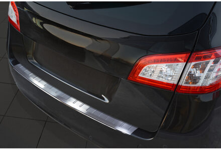 Peugeot RVS Achterbumperprotector passend voor Peugeot 508SW 2011- 'Ribs'