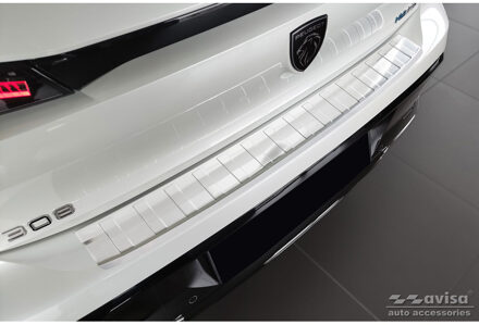 Peugeot RVS Bumper beschermer passend voor Peugeot 308 III HB 2021- 'Ribs' AV235998