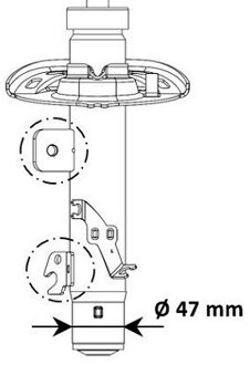 Peugeot Schokdemper 3338053