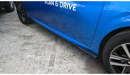 Peugeot Set sideskirts passend voor Peugeot 208 II 2019- (ABS) DXSPE04